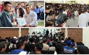 Entrega IEEPO constancias de asignación de claves a normalistas y becarios 
