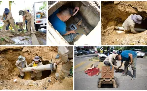 Repara Soapa infraestructura hidráulica en zona norte de la capital 