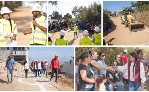 Arranca Nancy Benítez obras que transforman el rostro de Xoxocotlán