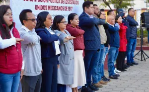 Refrenda Nancy Benítez compromiso con la legalidad en 109 aniversario de la Constitución de 1917