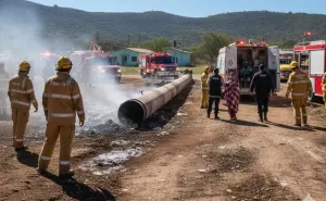 Ingenieros fallecidos son identificados tras la explosión en la  estación de Pemex