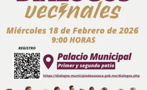 ¡Te esperamos este miércoles! Súmate a los Diálogos Vecinales en Palacio Municipal!