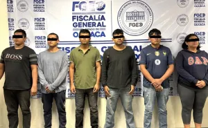 Trasladan a Valles Centrales a 7 detenidos en San Blas Atempa; célula dedicada al narcomenudeo