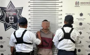 Detiene Policía Vial Estatal a presunto acosador en la colonia Reforma