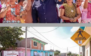 Miguel Quetu entrega pavimentación en calle Constitución, que mejora el camino y ayuda a evitar inundaciones