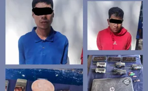 En fuerte dispositivo de seguridad, Policía Municipal detiene a presuntos narcomenudistas en la colonia Estado de Oaxaca