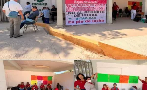 Alumnado de 6 planteles del Conalep se quedan sin clases