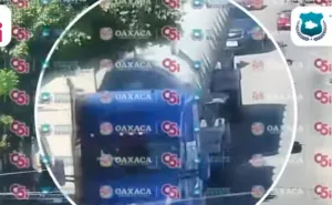 Recuperan C5i Oaxaca y Policía Vial Estatal pipa con reporte de robo en la ciudad capital