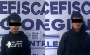 Los detienen por robo con violencia cometido en la Central de Abasto; utilizaron “llave china” para someter a la víctima