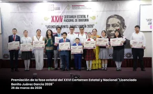Concluye Poder Legislativo fase estatal del Certamen de Oratoria “Licenciado Benito Juárez García 2026”
