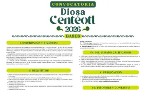 Oaxaca de Juárez convoca a elegir a su representante de Diosa Centéotl 2026