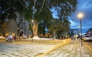 Inauguran atrio del templo de la Merced en Oaxaca capital