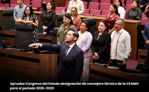 Aprueba Congreso del Estado designación de consejero técnico de la CEAMO para el periodo 2026-2029