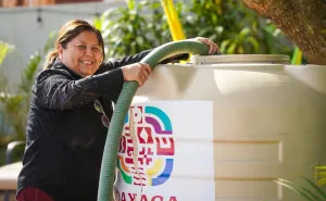 Llega estrategia “Agua para Todas y Todos” a Villas Monte Albán y colonia Postal