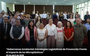 Realizan en el Congreso del Estado foro sobre gobernanza ambiental y el impacto de los microplásticos