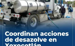 Refuerzan Gobierno del Estado labores de desazolve en Xoxocotlán