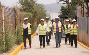 Más infraestructura en Xoxocotlán; reconocen familias impulso de Nancy Benítez