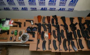 Capturan a objetivo prioritario y nuevo líder de célula criminal de Ocotlán, asegurando drogas, armas de alto poder, granadas y explosivos