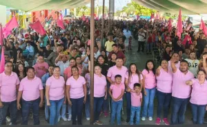 POSICIONAMIENTO DE JUAN  ANDRES LÓPEZ PADILLA E INTEGRANTES DE LA PLANILLA ROSA DE SAN JOSÉ DEL PROGRESO, OCOTLAN, OAXACA.