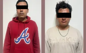 Detienen a dos que distribuían drogas en presentación de dulces en la capital