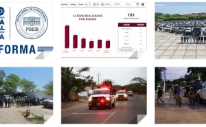 Inteligencia Criminal deriva en debilitamiento a estructuras delictivas con 181 cateos realizados por Fiscalía de Oaxaca y Gabinete de Seguridad