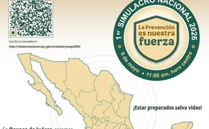 Invita Protección Civil Municipal a participar en el 1er Simulacro Nacional 2026