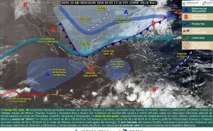 Se pronostican lluvias, lloviznas y algunas tormentas en diversas regiones de Oaxaca