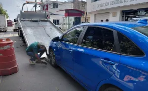 Asegura Policía Vial Estatal unidad de motor con reporte de robo en la capital oaxaqueña 