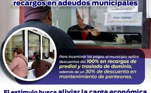 Últimos días para descuentos en recargos municipales de Xoxocotlán