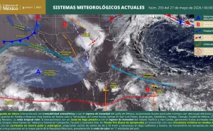 Persistirá temporal lluvioso con ambiente caluroso y bochornoso para este miércoles en Oaxaca
