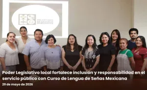 Poder Legislativo local fortalece inclusión y responsabilidad en el servicio público con Curso de Lengua de Señas Mexicana