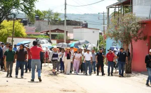 Invierten Federación y Municipio de Xoxocotlán 5 MDP para la construcción en 1.6 kilómetros de drenaje sanitario en Riveras del Atoyac
