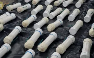 Localizan más de 50 explosivos caseros en autobús de normalistas de Ayotzinapan 