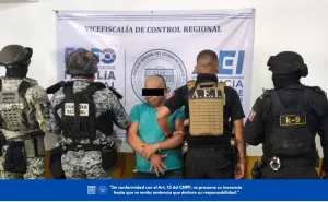 FGEO ejecuta cateo en la Sierra de Flores Magón; aseguran presuntas drogas y detienen a una persona