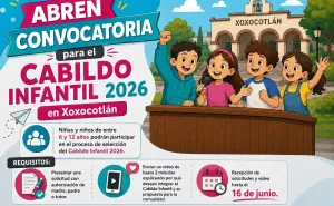 ¡Convocan a niñas y niños de Xoxocotlán a integrar el Cabildo Infantil!