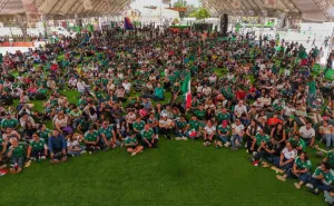 Vibra Parque Primavera Oaxaqueña con grito de ¡Goool!; Un éxito la transmisión de partido inaugural del Mundial 2026