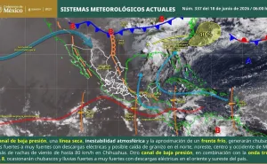 Onda tropical número 8 favorecerá lluvias y tormentas aisladas en Oaxaca