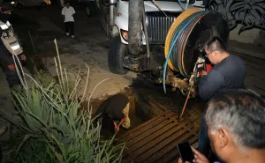 Reconocen familias de la Reforma Agraria intervención del gobierno municipal para desazolvar zonas en riesgo por lluvias