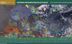 Prevén lluvias fuertes a intensas en Oaxaca por interacción de la onda tropical número 10