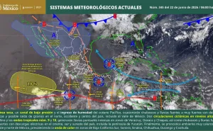 Prevén lluvias con tormentas eléctricas y oleaje elevado en la costa oaxaqueña
