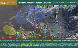 Persistirán lluvias vespertinas con tormentas eléctricas y ambiente caluroso en Oaxaca 