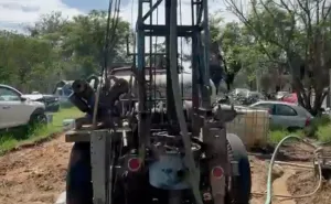 Inician perforación de un nuevo pozo en Santa Lucía del Camino 