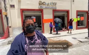 Defraudados protestan en Elektra de 20 de Nov. 