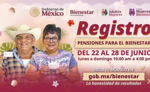 Del 22 al 28 de junio se realiza el registro a las Pensiones para Adultos Mayores y Mujeres Bienestar: Leticia Ramírez
