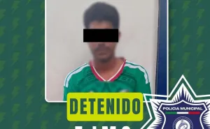 Policía Municipal de Oaxaca de Juárez detiene a una persona por el presunto delito de violencia familiar