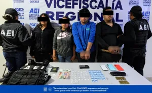 Fiscalía de Oaxaca ejecuta cateo en San Francisco Lachigoló y asegura vehículo vinculado con investigación por tentativa de homicidio; hay cuatro personas detenidas