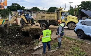 Continúan trabajos para reducir riesgos ante temporada de lluvias en Juchitán