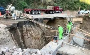 Continúan los  trabajos de rehabilitación en la carretera Oaxaca–Tehuantepec
