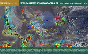 Se mantendrán condiciones para lluvias y tormentas aisladas durante la tarde en Oaxaca