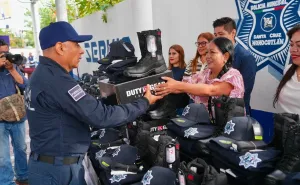 Nancy Benítez reconoce labor de corporaciones policiales; las convoca a servir con honor y dignidad